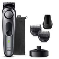 Braun Pro Beard Trimmer Series 7, with 8 Barbering tools