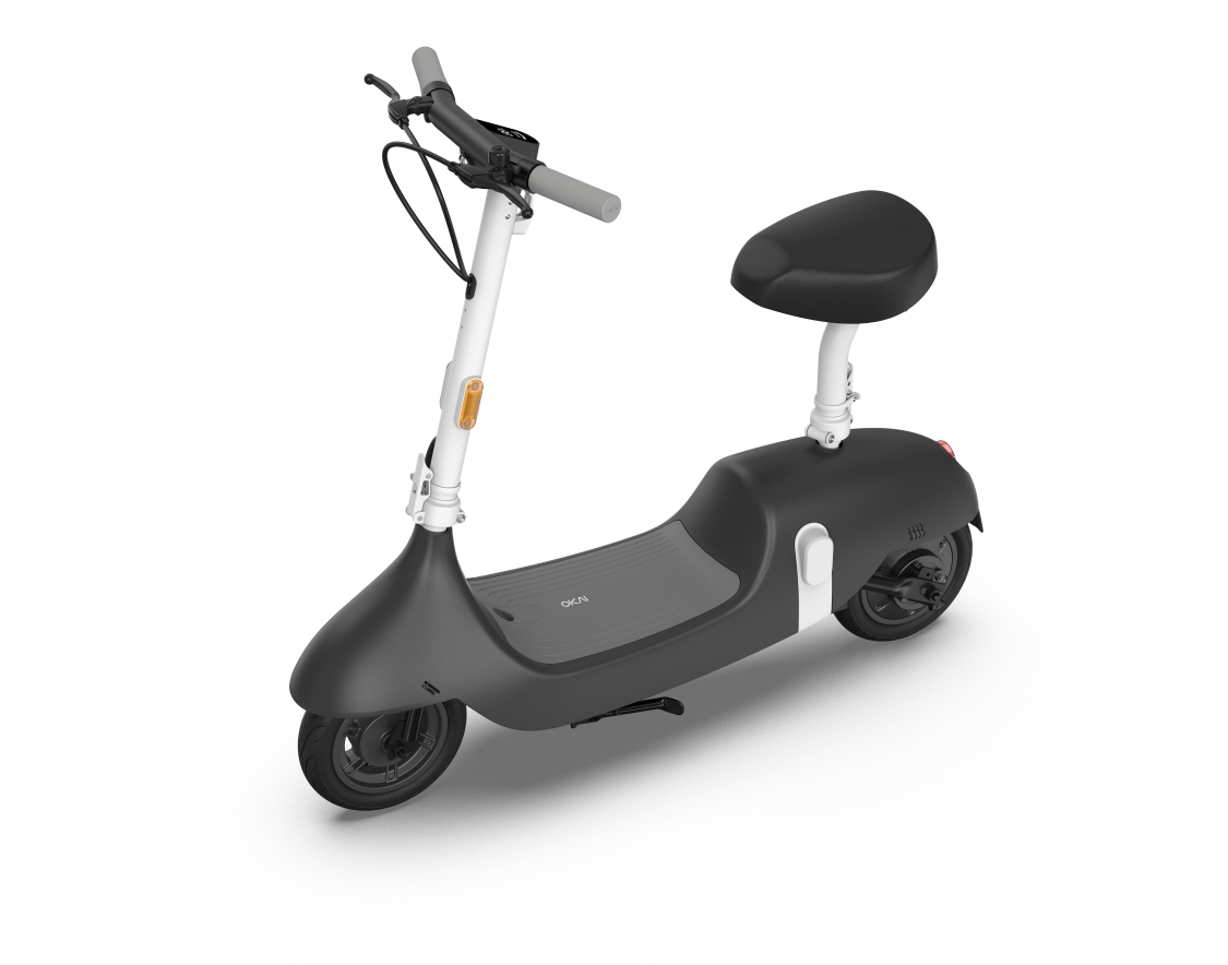 OKAI, Beetle Pro Electric Scooter with Seat 55Km Range, 25Km/H Max
