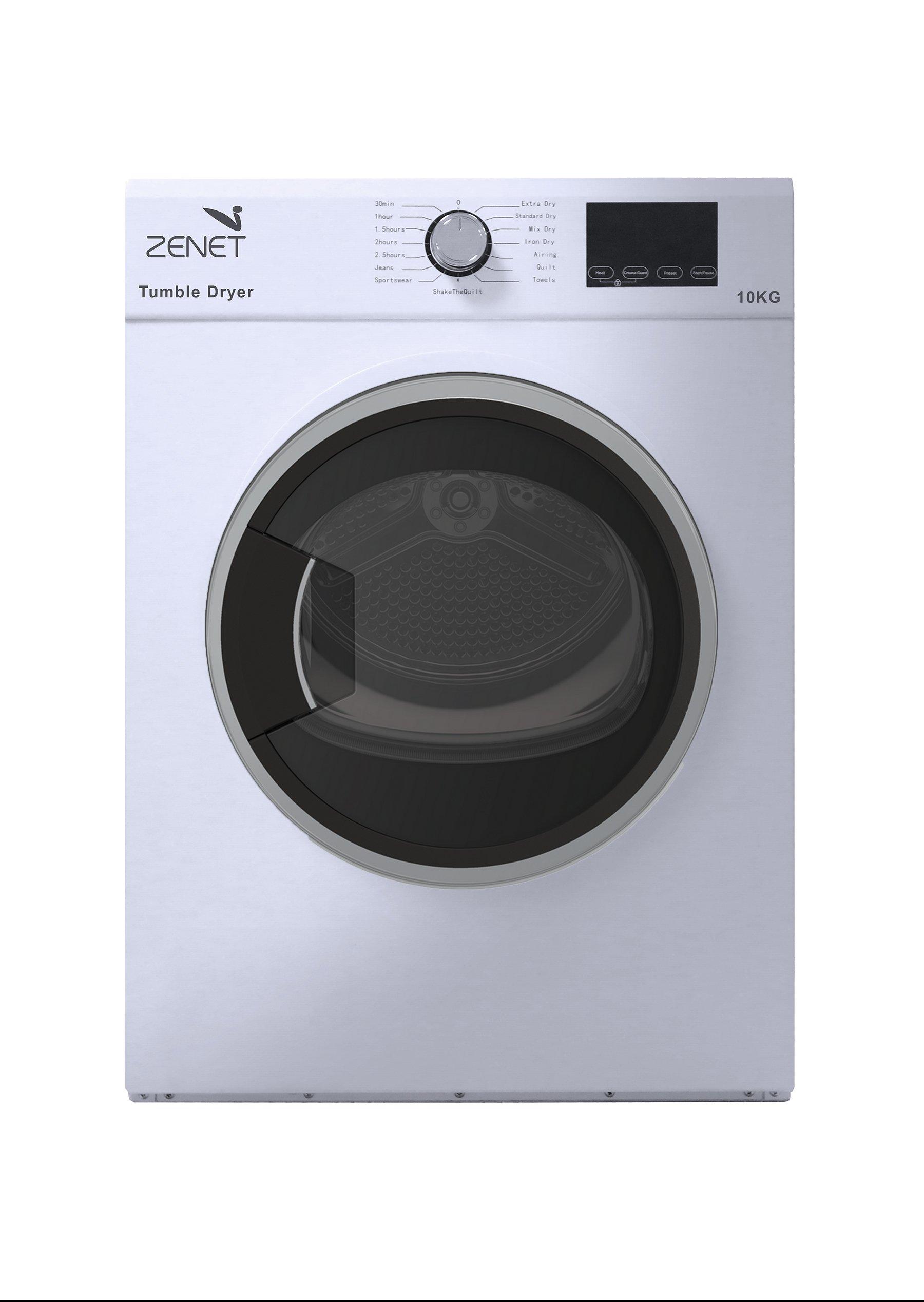 10.0KG Vented Tumble Clothes Dryer 2000W Silver eXtra Bahrain