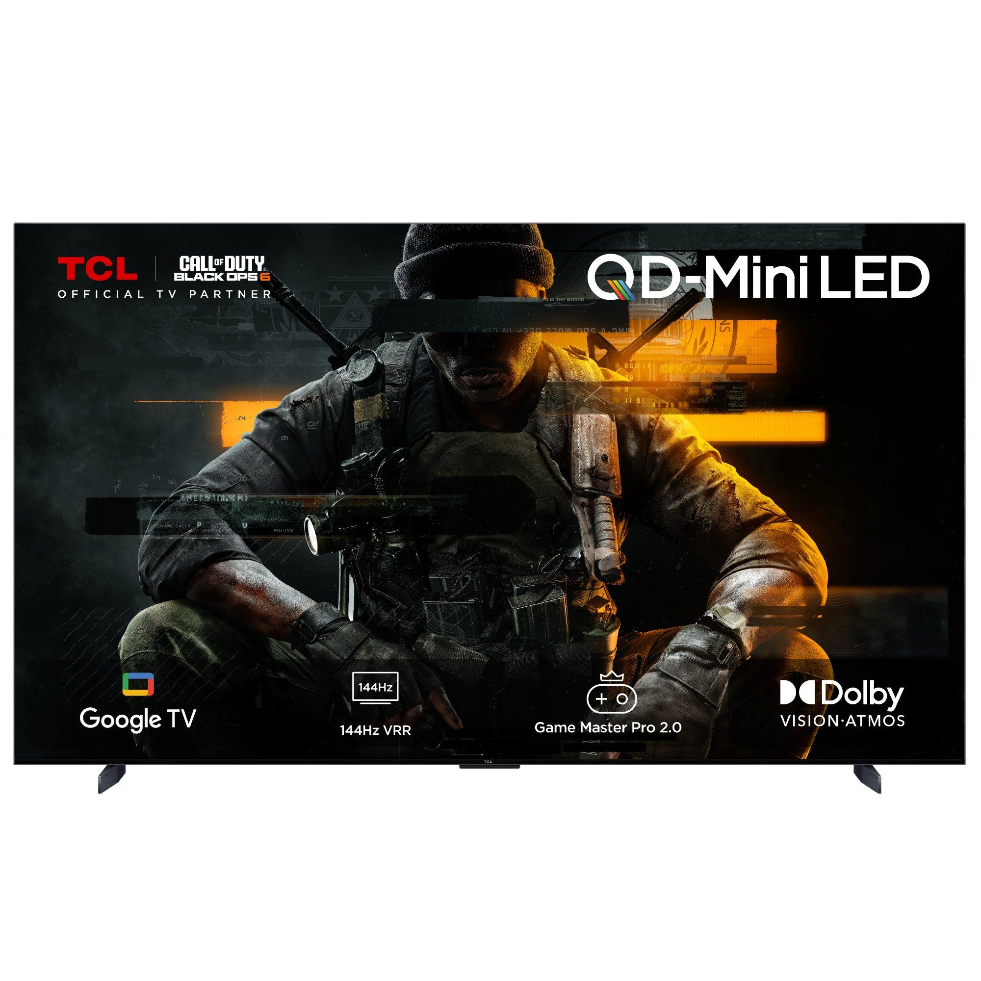 Buy TCL, 98 inch, 144Hz, MiniLED  TV, 4K HDR, Google TV, Resolution 3840 X 2160, 4 HDMI, 2 USB in Saudi Arabia