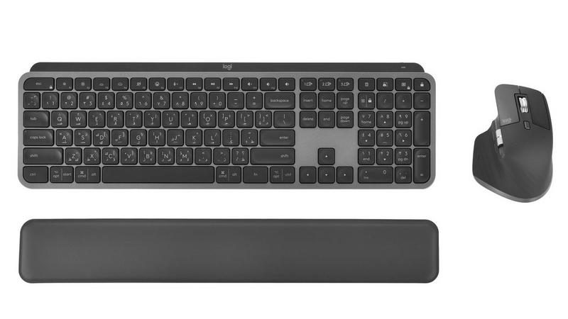 لوجيتيك Mx Keys S Combo لوحة مفاتيح وفأرة للكمبيوتر جرافيت