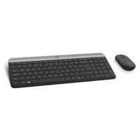 Logitech MK470 Slim Combo Wireless Keyboard and Mouse, ARA, Black
