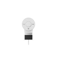 LOGITECH Brio 300 Webcam, FHD 1080p, Shutter, Built-in Mic, Off White