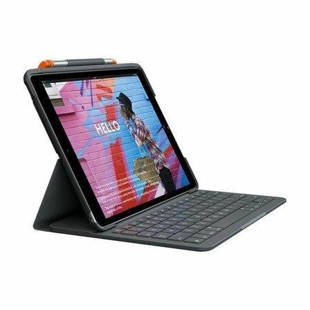 logitech Logitech Slim Folio Cover For iPad 10th Gen 920-011414, Color: Black, Made In: China, Material: Hard plastic, Type: Keyboard With Cover, Connectivity Technology: Bluetooth