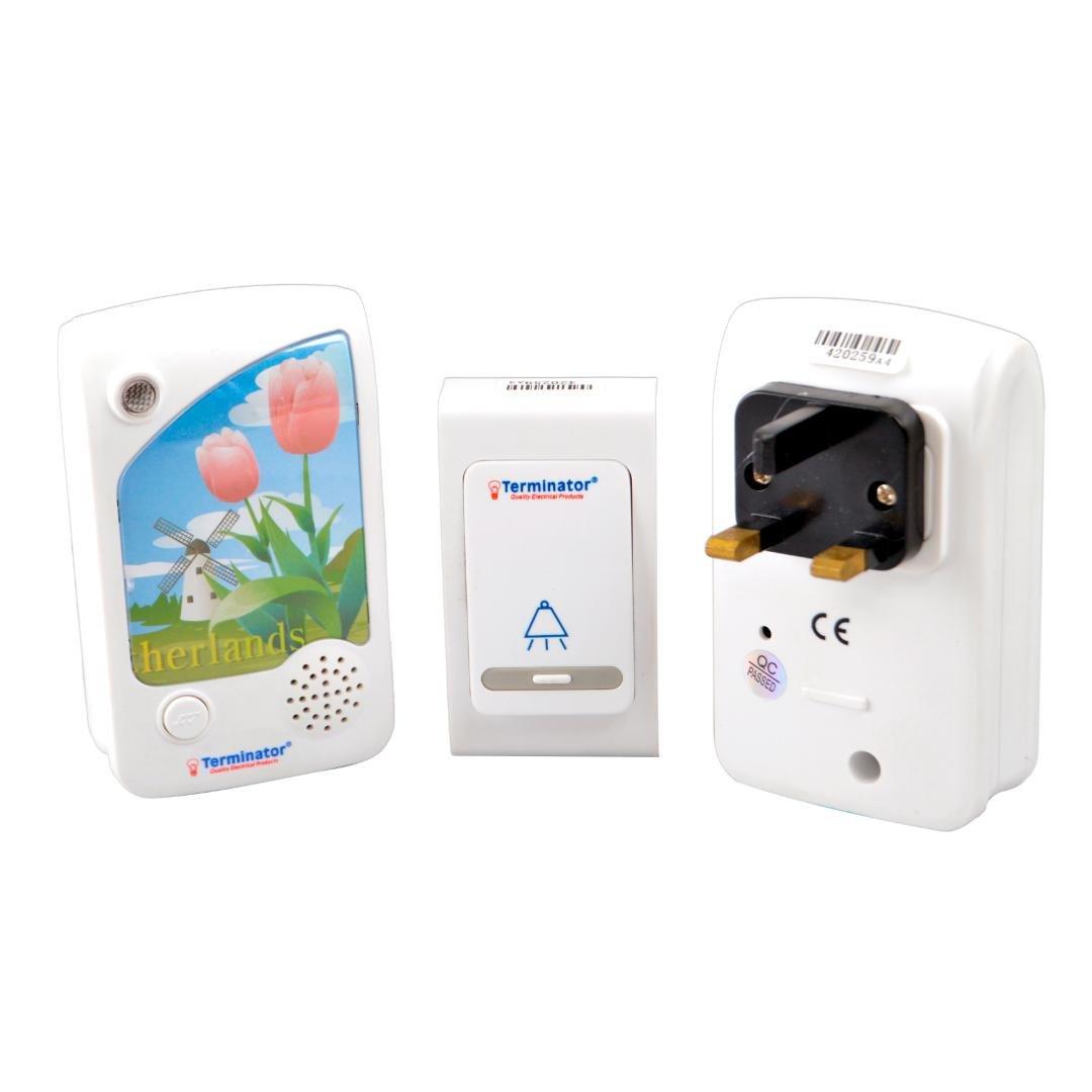 Terminator Door Bell Digital Wireless With 38 Different Melodies 3Pin ...