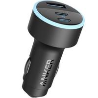Anker 335 Car Charger, 67W, 3 Ports, Black