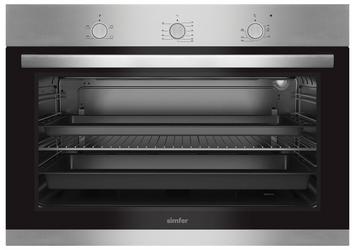 Simfer Built In Electric Oven 90cm 3 Knobs Stainless Steel eXtra