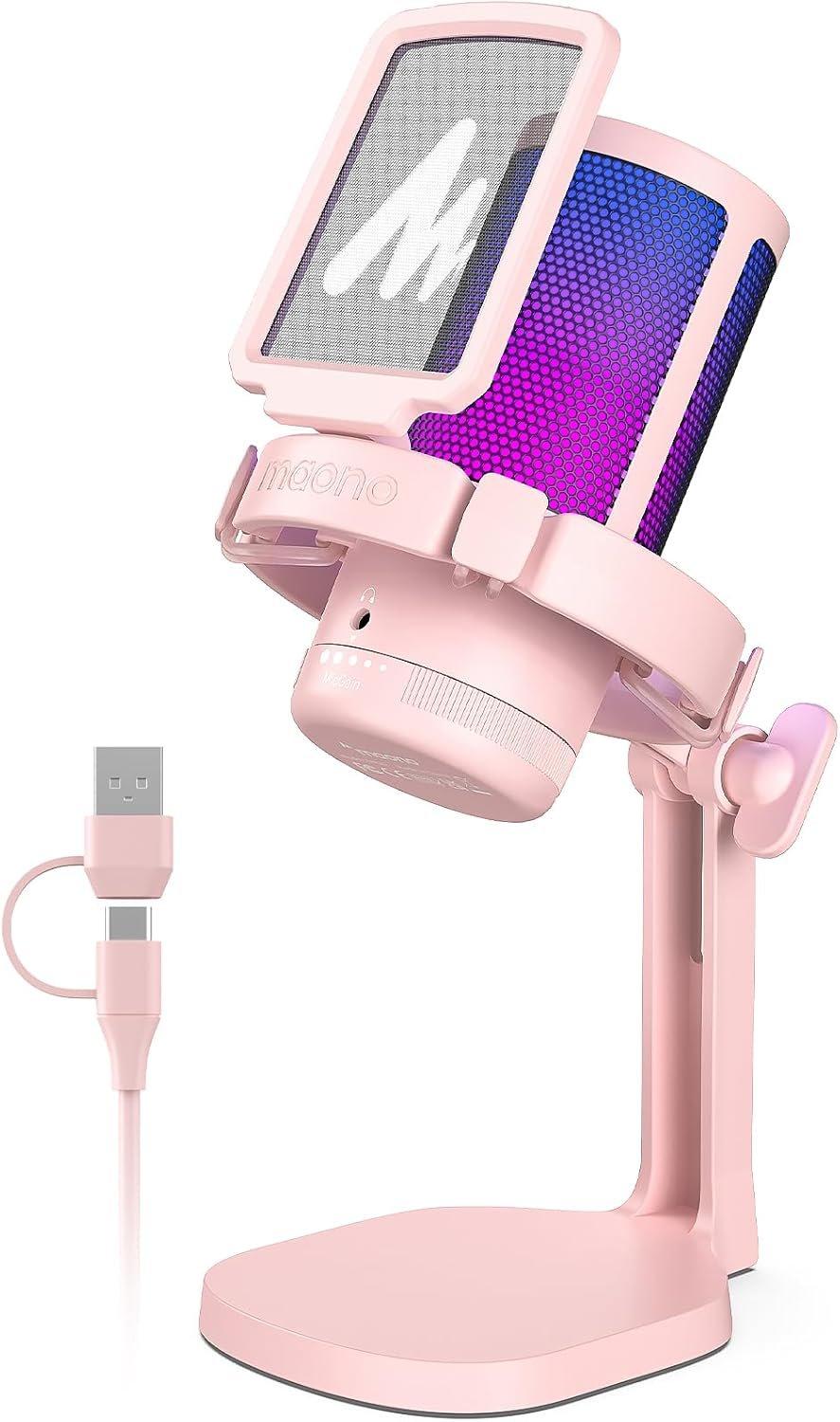 maono Maono DM20 Gamermave usb DGM20-Pink, Made In: China, Made in: China