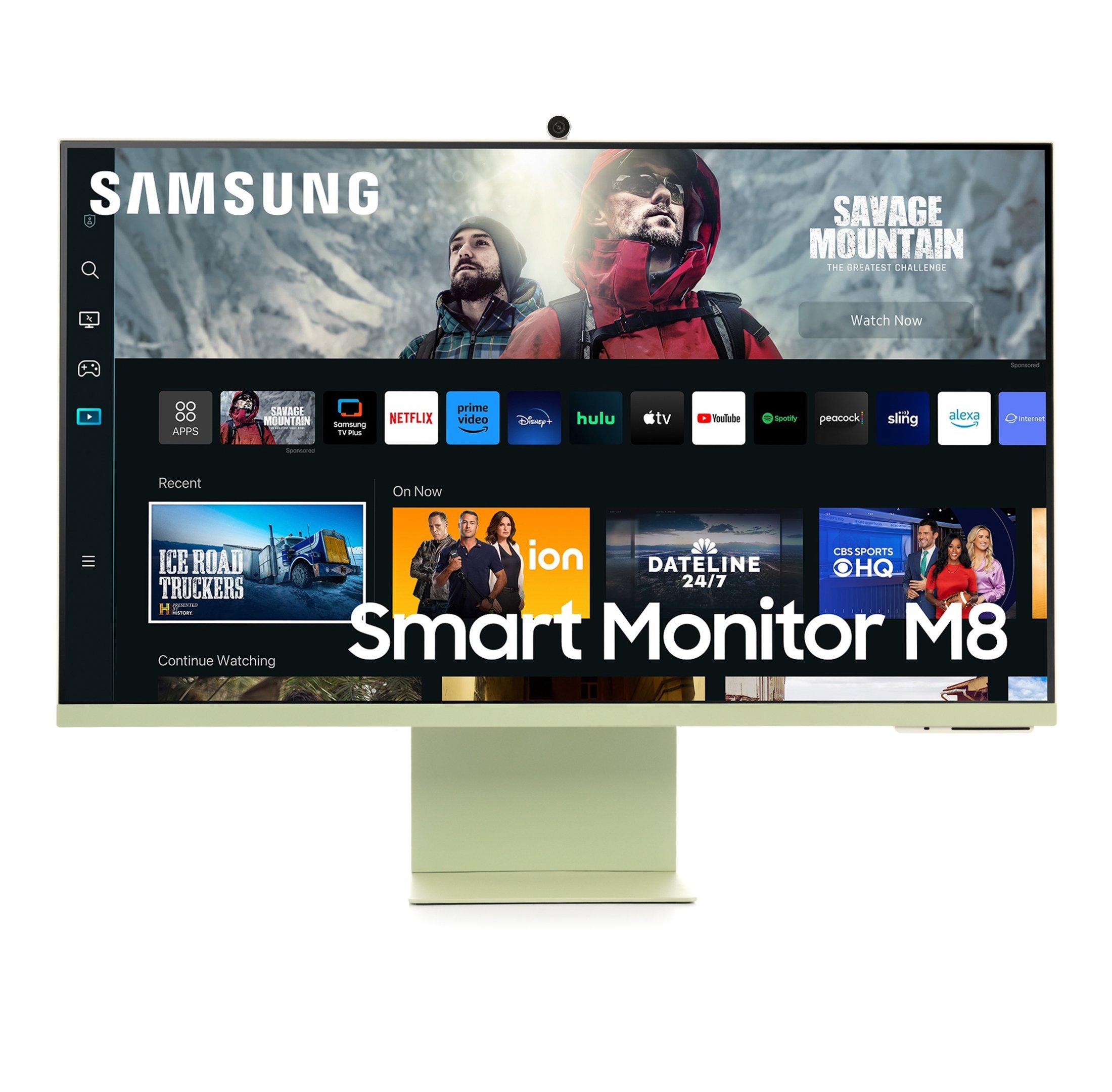 Buy SAMSUNG M8 Smart Flat Monitor, 32 inch, Green. in Saudi Arabia