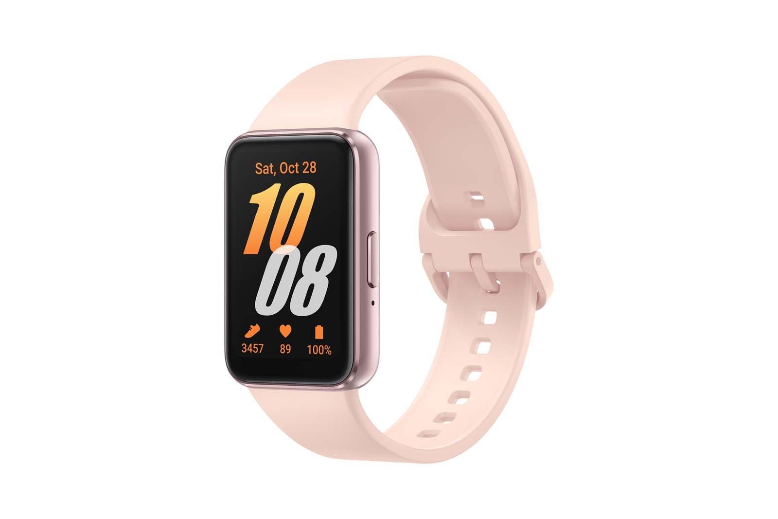 Samsung Galaxy Fit Smartwatch, AMOLED, Pink eXtra