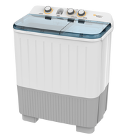 White Westinghouse, Twin Tub Washing Machine, 9 Kg, White.