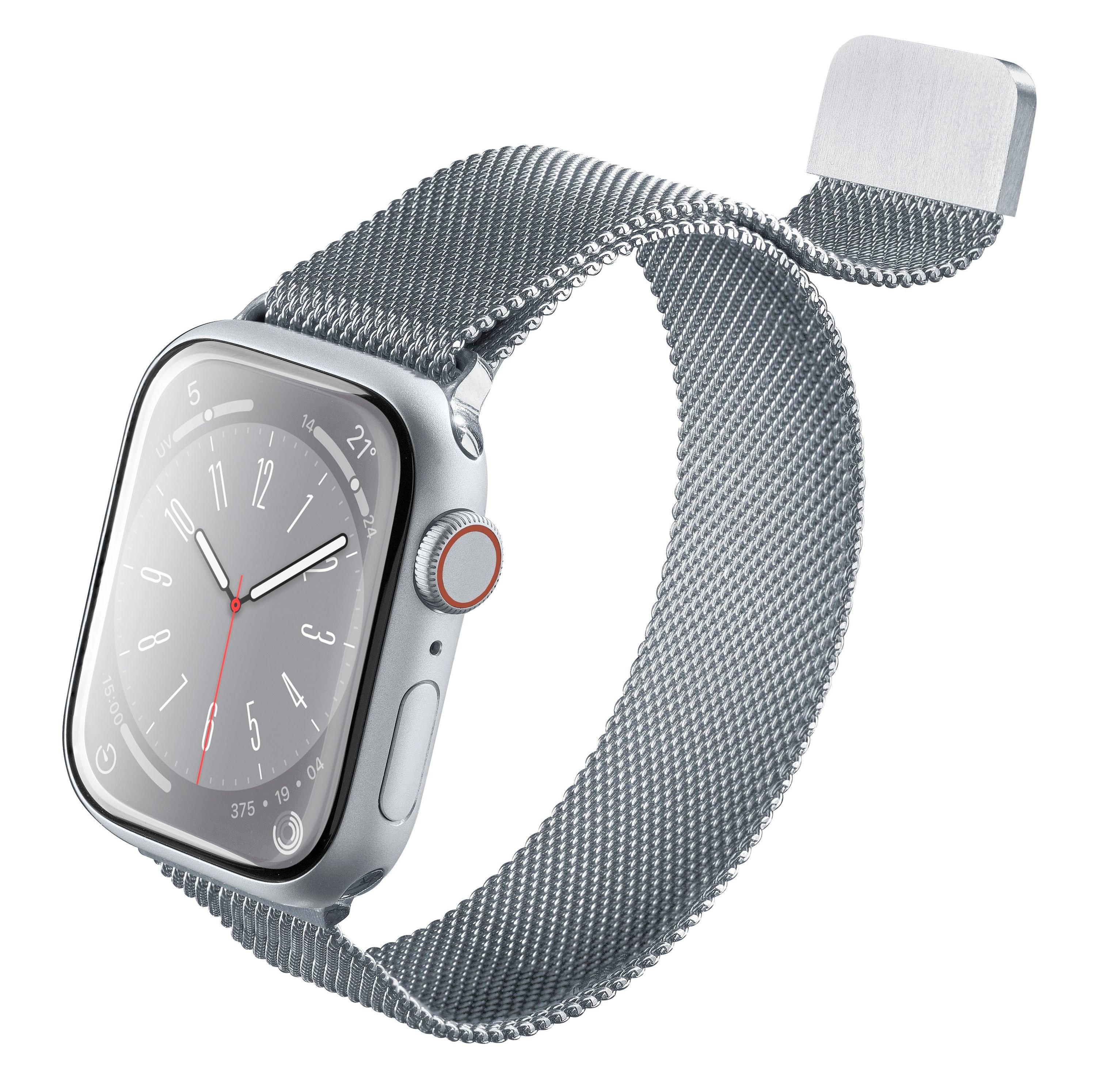 Cellularline Apple Watch Band Silver eXtra