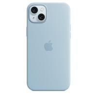 Apple iPhone 15 Silicone Case with MagSafe,Light Blue