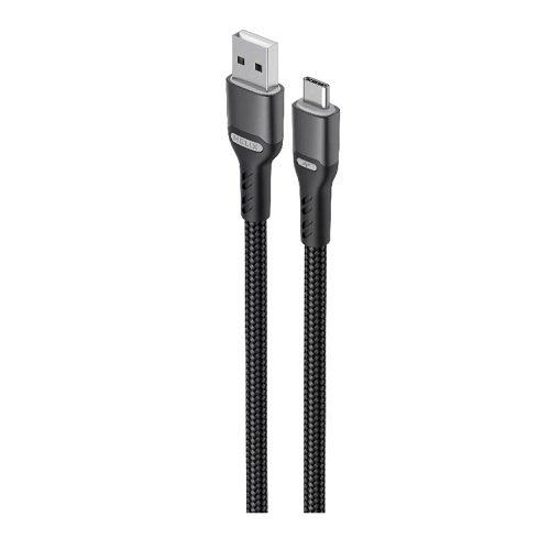 Helix Type-C to USB-A Cable, 1.2 Mtrs, Black - eXtra Oman