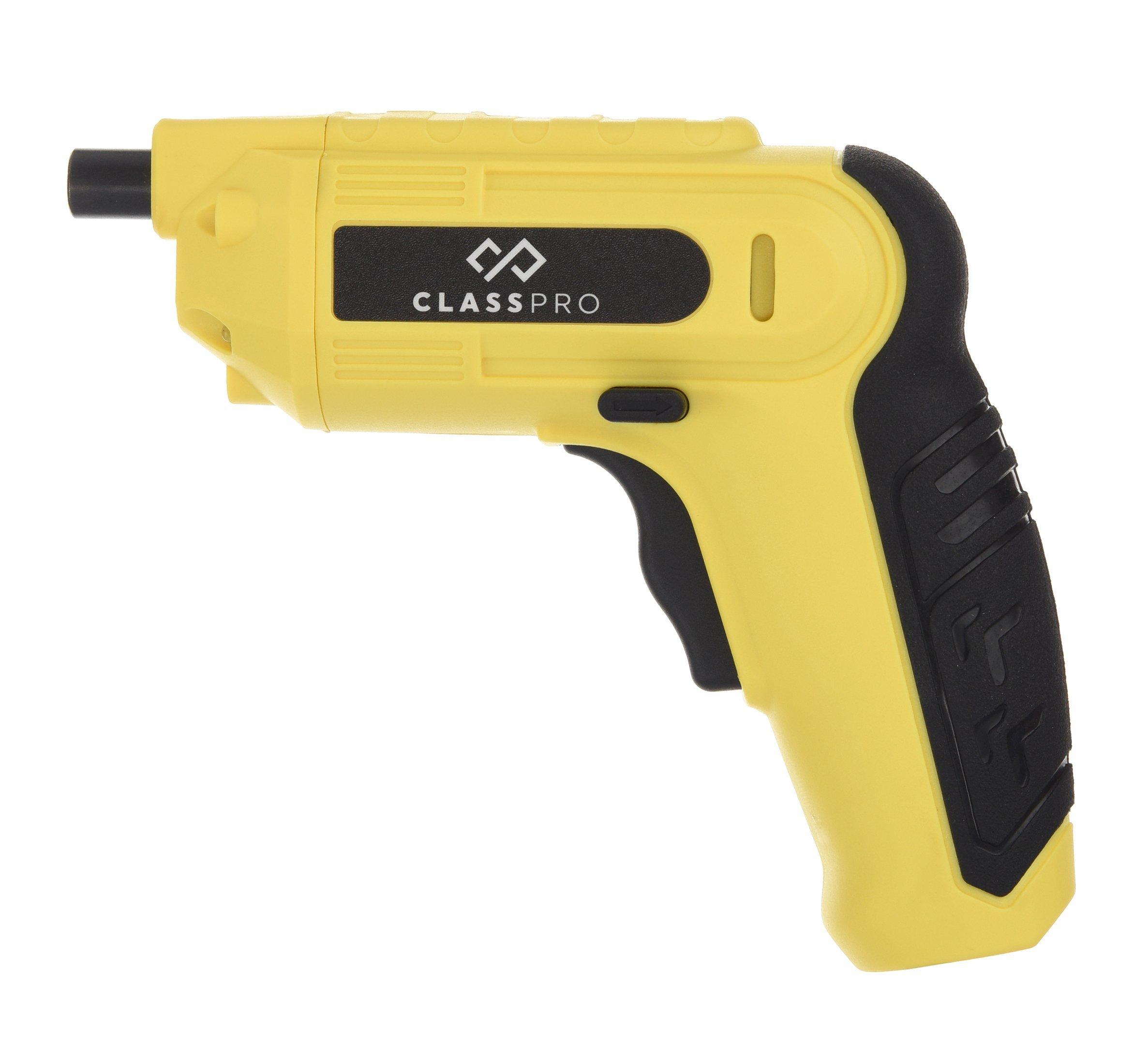 CLASSPRO, Cordless Screwdriver,3.6V, Yellow - eXtra