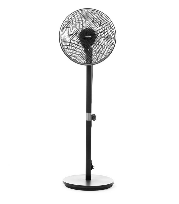 Philips 3000 SERIES 16-Inch Smart Pedestal Fan With Timer, 40cm 48W Black