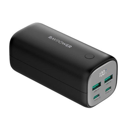 ravpower Ravpower rp-pb208 50W 20000mAh RP-PB208, Battery Size MAH: 20000mAh, Color: Black, Compatibility: All Devices, Made In: China, Number of USB Inputs: 4, Made in: China, 5 cm, No, 1 Hour, 6 cm, 9 cm, 0.40 Kg