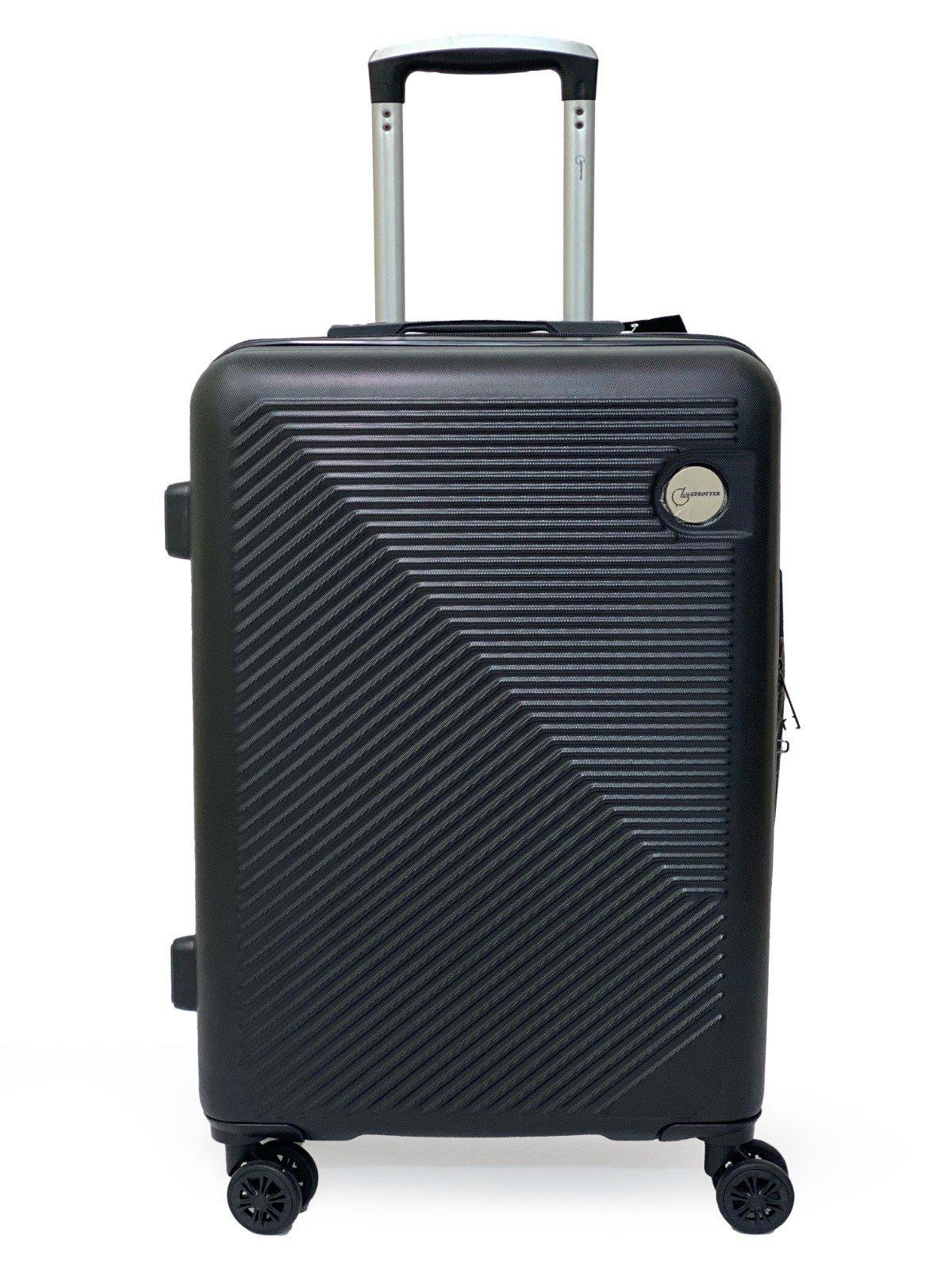 Globetrotter Luggage Hard Trolley Single 66CM 8 Wheel Black eXtra Bahrain