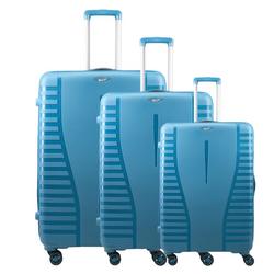 Vip Luggage Trolley 3Pcs 4Wheel Set Hard Case Teal eXtra Bahrain