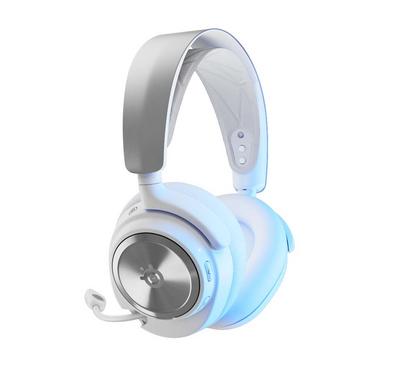 STEELSERIES Arctis Nova Pro Wireless P Gaming Headset, Bluetooth, Foldable, White - eXtra STEELSERIES Arctis Nova Pro Wireless P Gaming Headset, Bluetooth, Foldable, White - eXtra