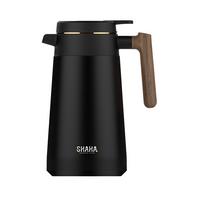 SHAHA, Smart Stainless Steel Vacuum Flask 1.7L, Touch and Display Temperature, Black