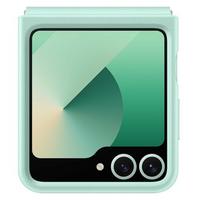 SAMSUNG Galaxy Flip 6 Vegan Leather Case, Light Green