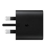 Samsung USB-C AC Wall Charger Adapter With UK Plug FOC UNIT, 25W, Black
