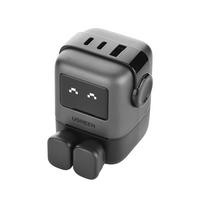 UGREEN Nexodie Uno 3-Port GaN Fast Wall Charger, 65W, Black