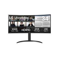 LG UltraWide 34 inch WQHD VA Curved Gaming Monitor, 5ms GTG, Black