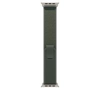 Apple 49MM Green Trail Loop, M/L, Natural Titanium Finish