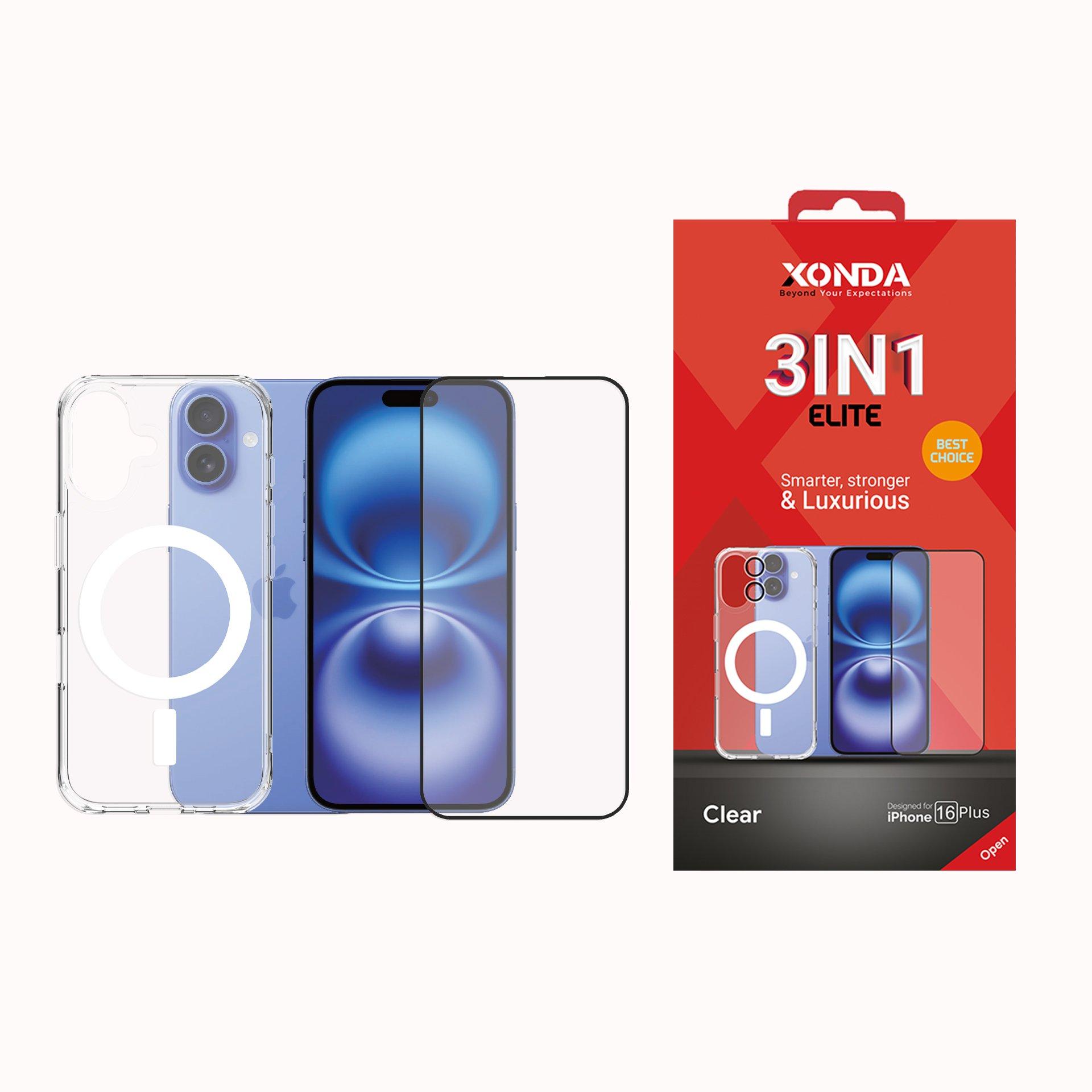 xonda Xonda x-si3ip16pccs X-SI3IP16PCCS, Color: Clear, Compatibility: IPHONE 16 PLUS, Made In: China, Material: Hard plastic, Series Name: IPHONE 16, Made in: China, No, No