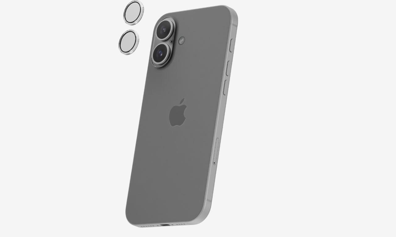 HYPHEN Camera Lens Protector for iPhone 16/Plus with Self Installation ...