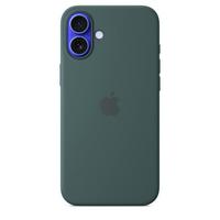 Apple iPhone 16 Plus Silicone Case with MagSafe,Lake Green