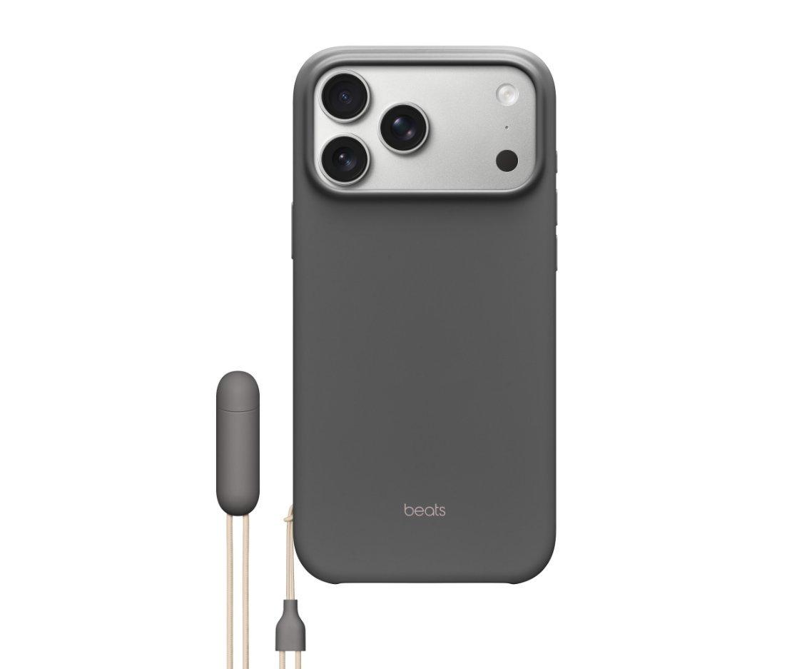 apple Apple iPhone 17 Pro Max Kickstand Case silicone MGY94LL/A, Color: Granite Gray, Compatibility: IPHONE 17 PRO MAX, Made In: China, Material: Silicone, Made in: China, No, No, No