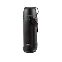 SHAHA, Stainless Steel Travel Vacuum Flask 1.9L, Black
