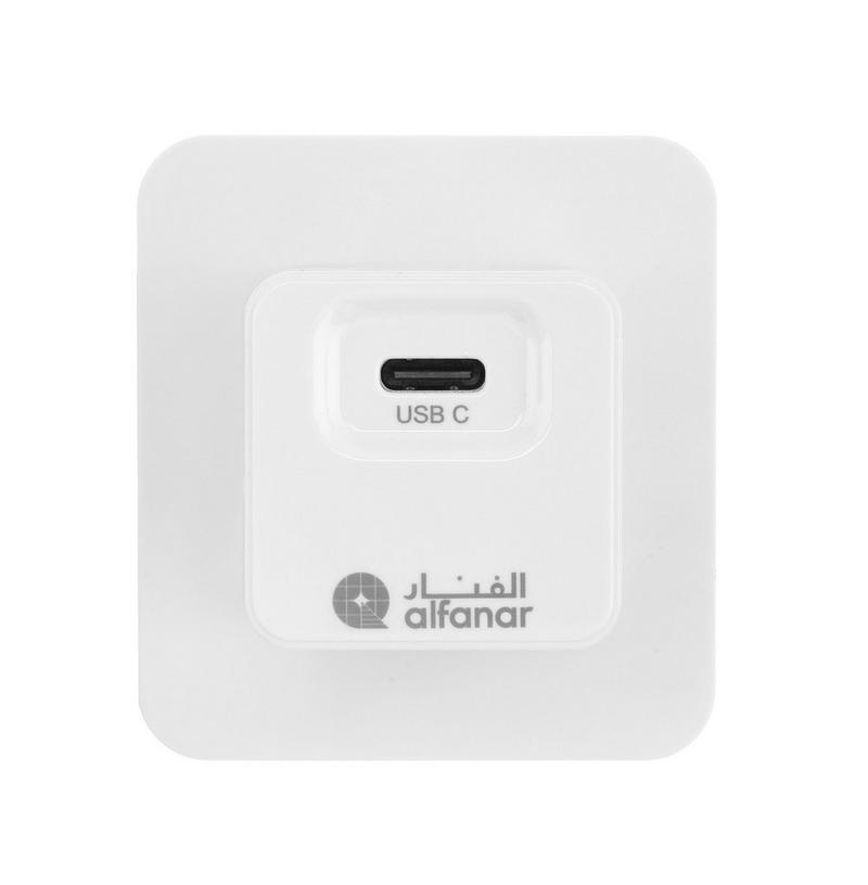 الفنار، شاحن حائط، 20 واط، أبيض