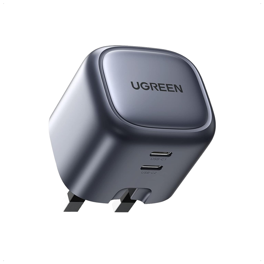 UGREEN Nexode Dual Type-C PD GaN Charger, 45W, Space Gray