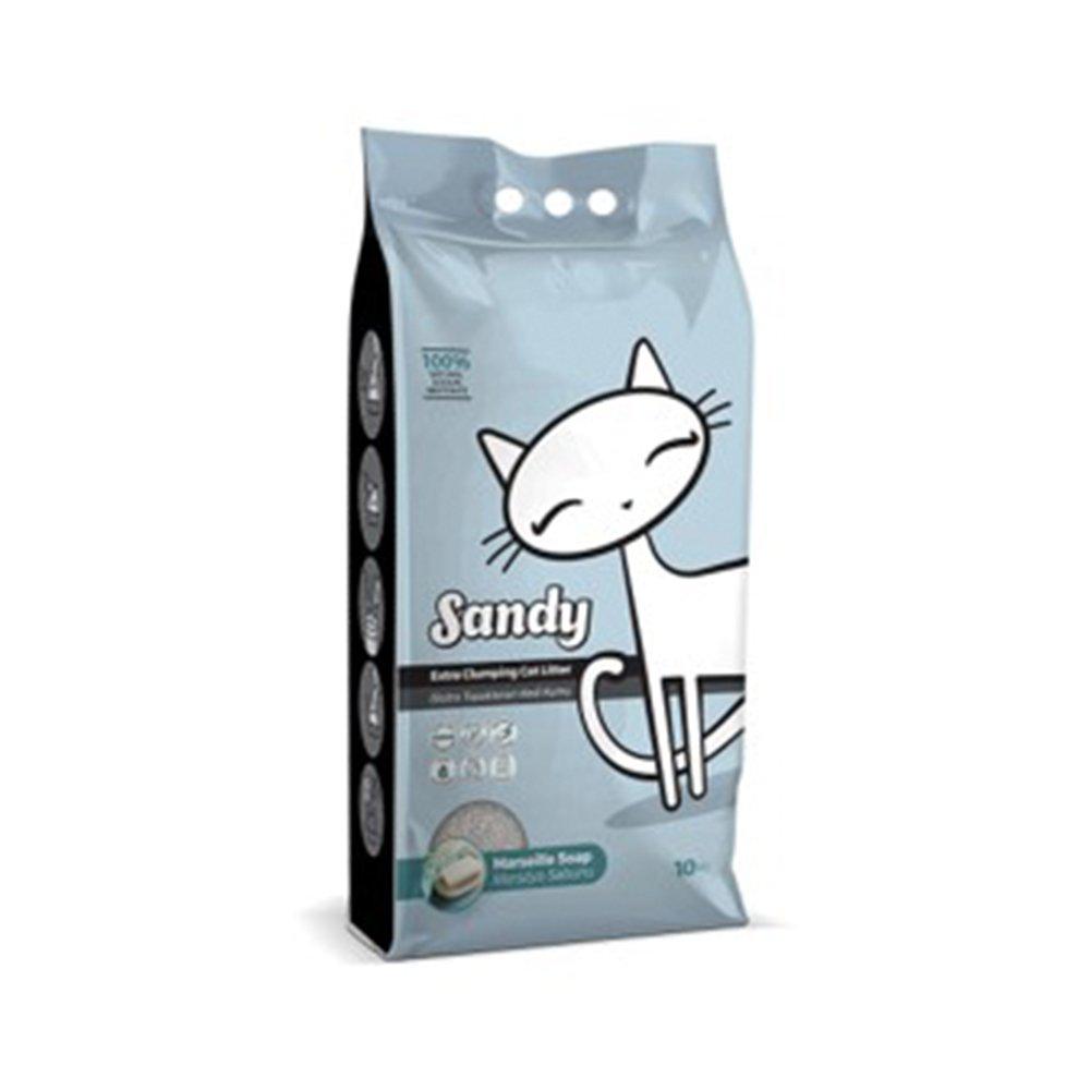 Sandy Clumping Marseille Soap Scented Cat Litter , 10 Kg eXtra