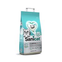 Sanicat Clumping White Fragrance Free Cat Litter , 10 L