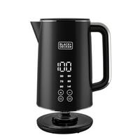 Black+Decker 1.7L Digital Electric Jug Kettle Double Wall Stainless Steel Body 2200W Black