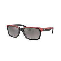 Ray Ban Sunglasses Black On Rubber Red eXtra