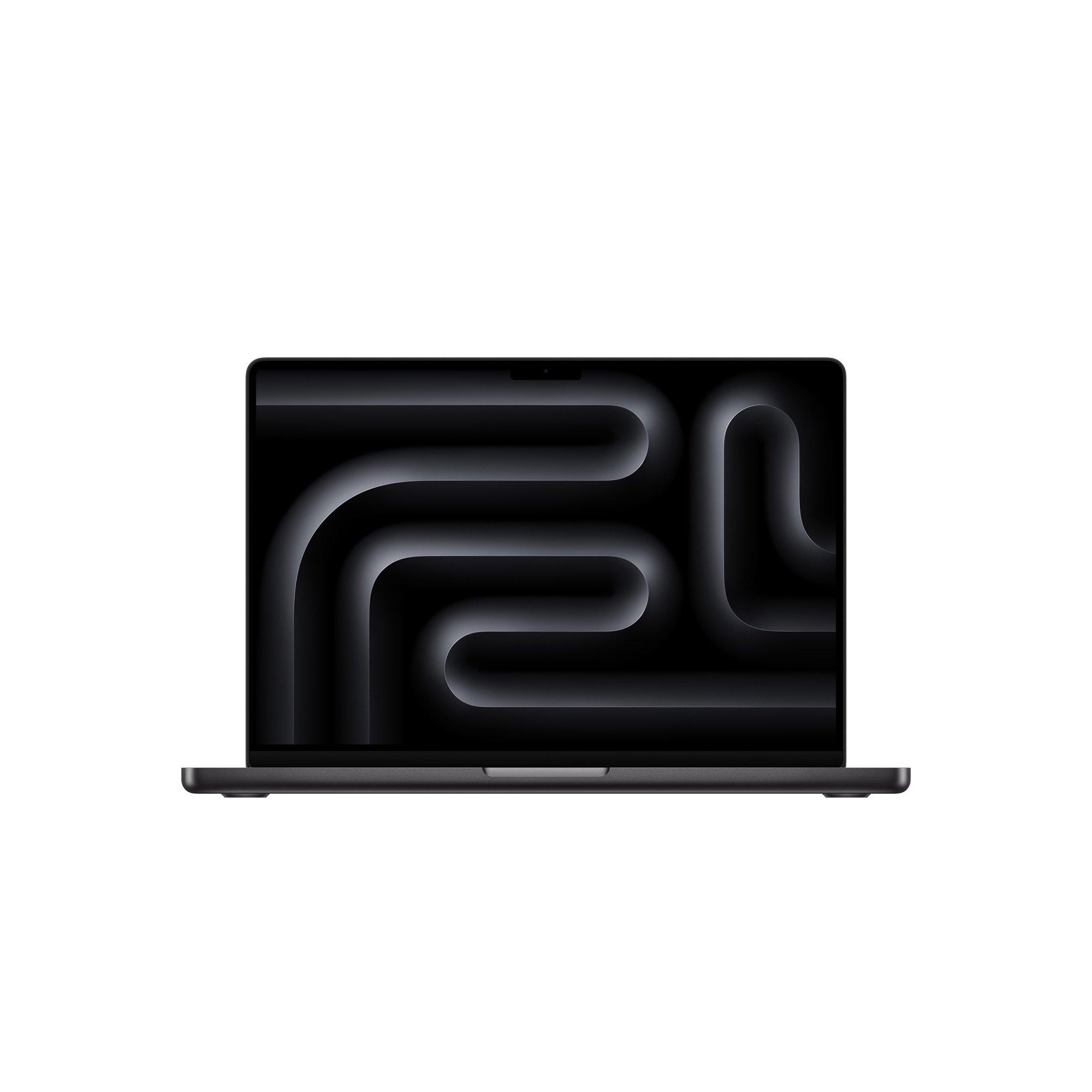 أبل ماك بوك برو، إم 4 برو، 24 جيجا، 1 تيرا، 14.2 بوصة، 20 نوى جي بي يو، اسود فلكي