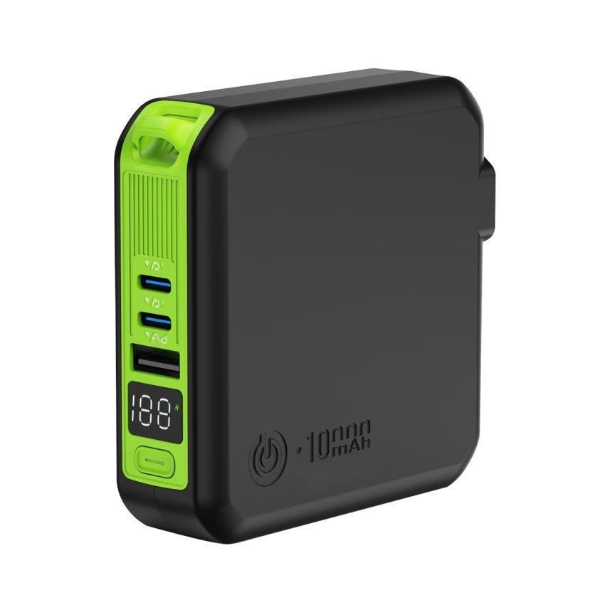 Goui Power Bank 10000mAh with Wall Charger 20W, Black - eXtra