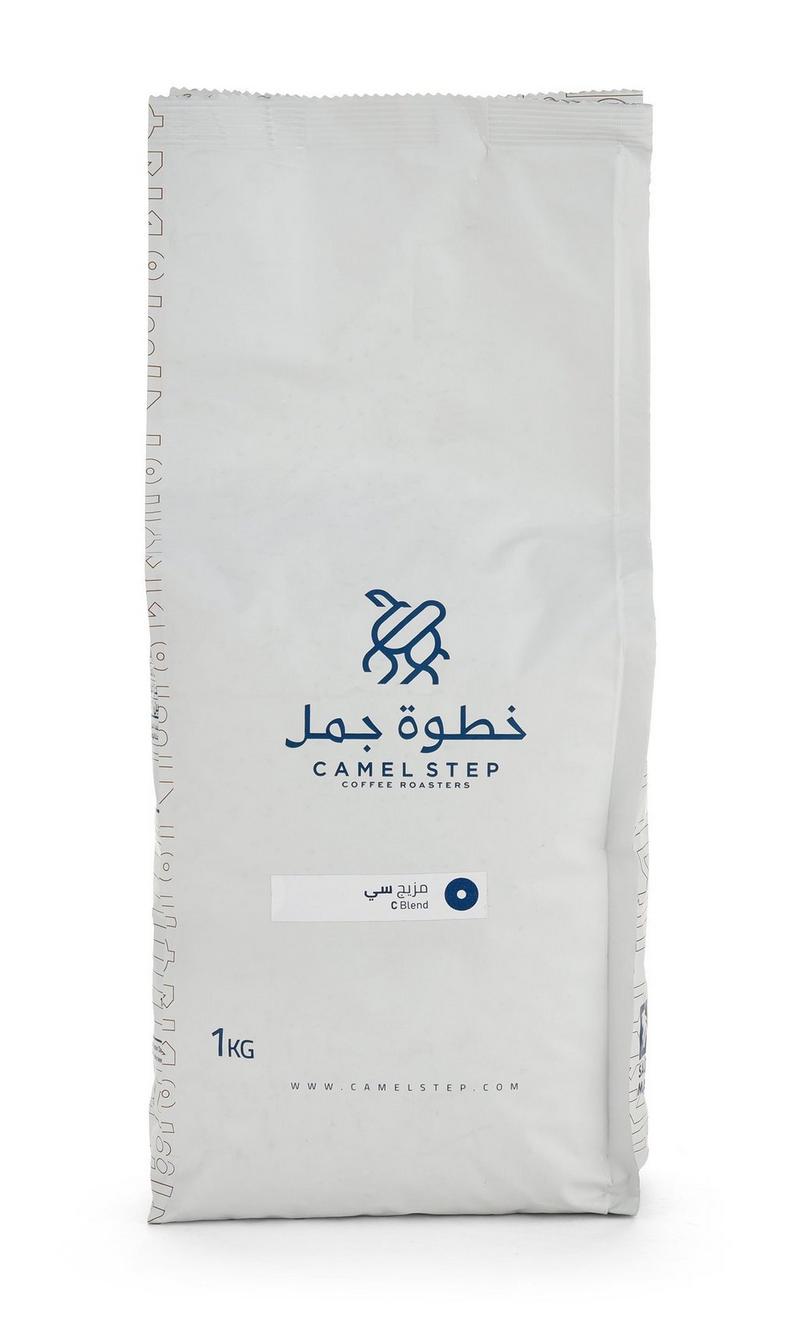 خطوة جمل حبوب القهوة مزيج سي حجم 1كجم