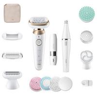 Braun Silk-Epil 9 Flex SkinSpa 3D Epilator with 12 Accessories
