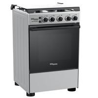 Super General 4 Burner Cooking Range, 50x55 Cm, Electric Ignition, Stainless Steel