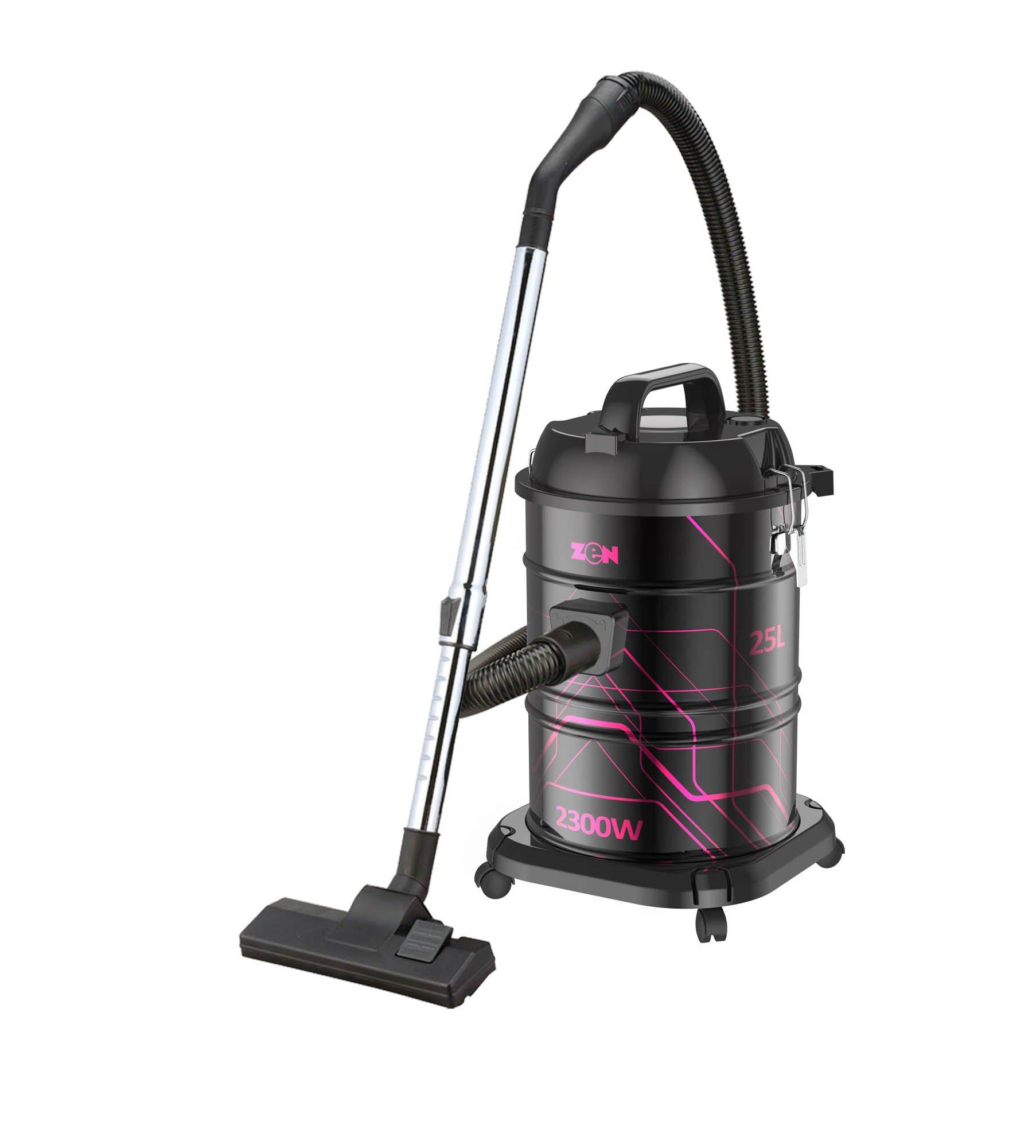 Zen 25L Drum Type2300W Vacuum Cleaner Black - eXtra Bahrain