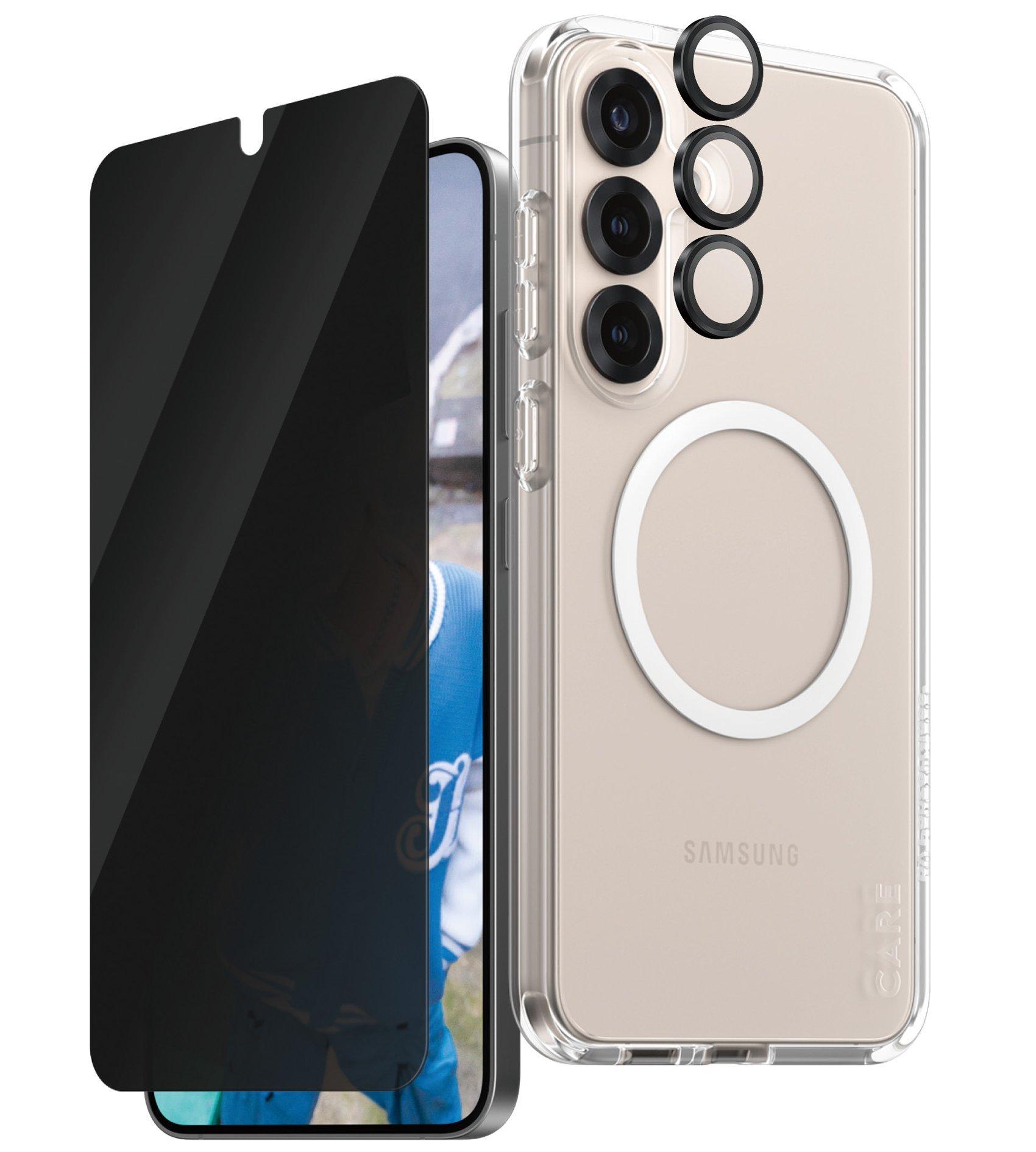 panzerglass Panzerglass Samsung S25 Plus Privacy Bundle hardplastic CRRCHPUG37942, Color: Transparent, Compatibility: SAMSUNG GALAXY S25 PLUS, Made In: China, Material: Hard plastic, Made in: China, Up To 4.5m, Yes, No