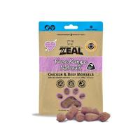 Zeal Free Range Naturals Dried Chicken and Beef Morsels Cat Treats , 100 g