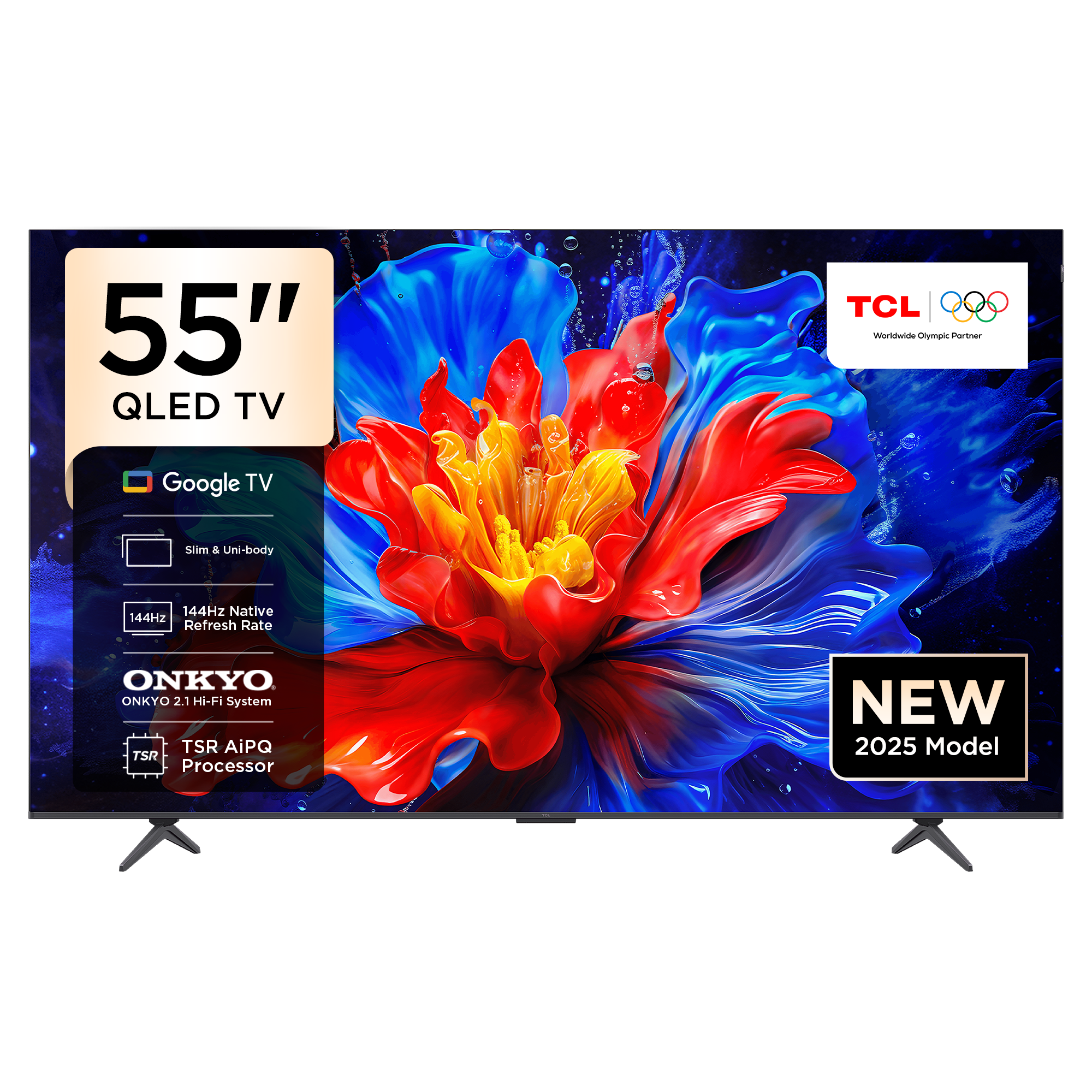 TCL, 75 Inch, QLED 4K Smart TV, HDMI 4, USB1, 144Hz - eXtra Oman